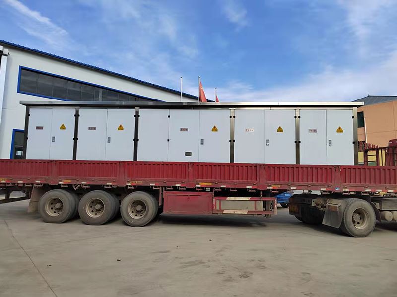 Compact packaged transformer substation is ready to be delivered to our customer 2 Compact packaged transformer substation is ready to be delivered to our customer 2