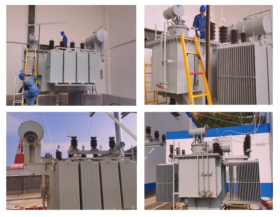 One 12500 KVA and One 8000 KVA Transformer were Installed 3 One 12500 KVA and One 8000 KVA Transformer were Installed 3