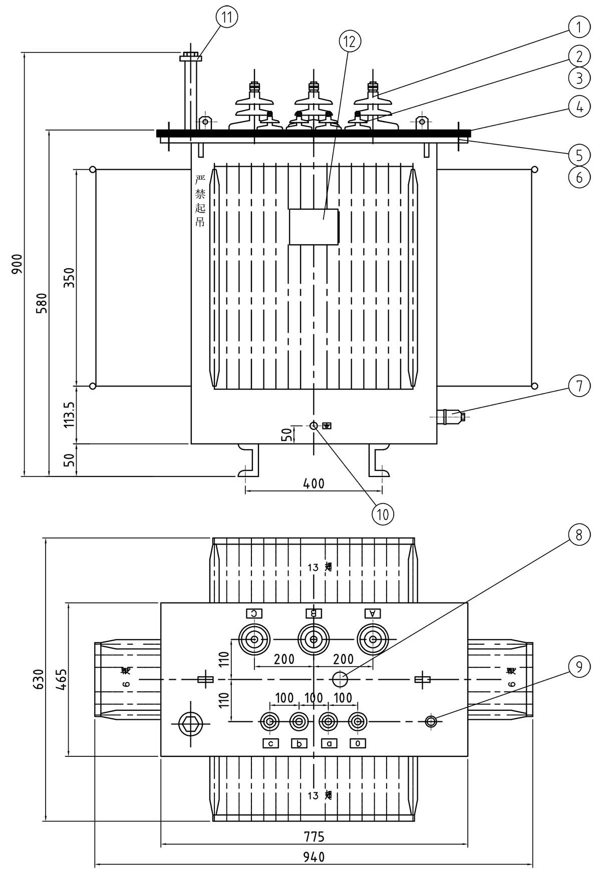 100 KVA Pole Mounted Transformer 100 KVA Pole Mounted Transformer