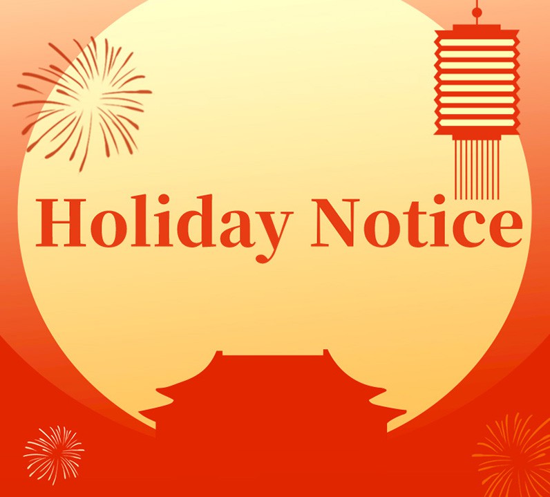 Chinese New Year Holidays Notice 1 Chinese New Year Holidays Notice 1
