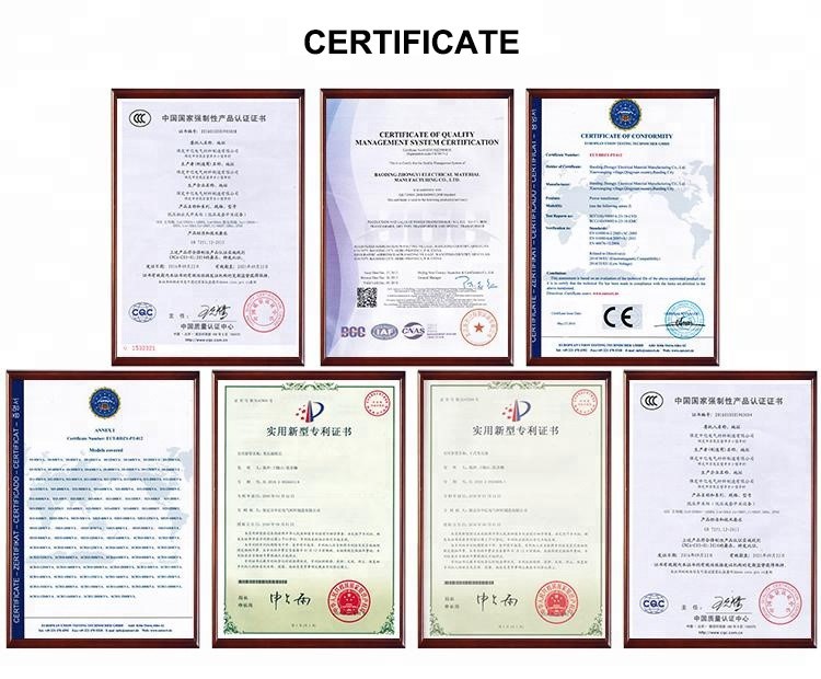 250 KVA Step Down Transformer Certificate 250 KVA Step Down Transformer Certificate